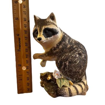 Sale Photo Thumbnail #1101: Lefton China Handpainted Raccoon Figure 5" Tall
