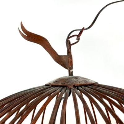 Sale Photo Thumbnail #1618: Stunning Chandelier !
Large hot air balloon style chandelier. Measures: 60" high x 28" diameter