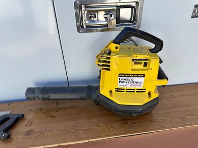 GASOLINE POWER BLOWER, ELECTRIC HEDGE TRIMMERS, LOPERS AND MORE
