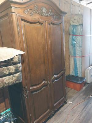 SIX DRAWER SOLID WOOD STORAGE CABINET