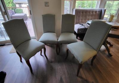 LOT 176D: Four Pier 1 Imports Dining Room Chairs Set