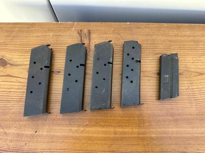 5 AMMO MAGAZINES