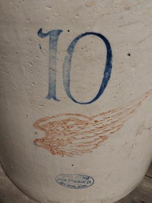 #10 RED WING CROCK BY UNION STONEWARE CO