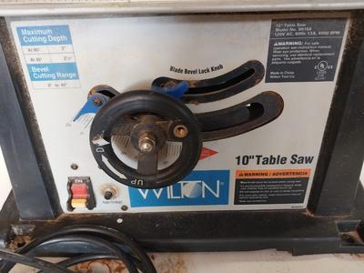 WILTON 10" TABLE SAW