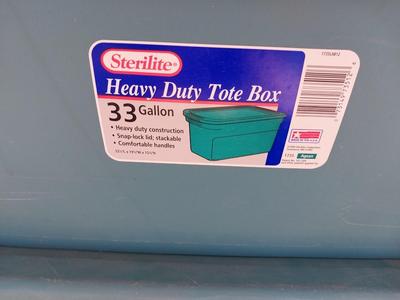 FOUR NICE STORAGE TOTES