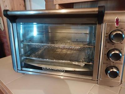 BLACK & DECKER AIR FRY TOASTER OVEN WITH MANUAL