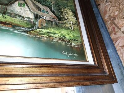 FRAMED AND SIGNED PAINTING