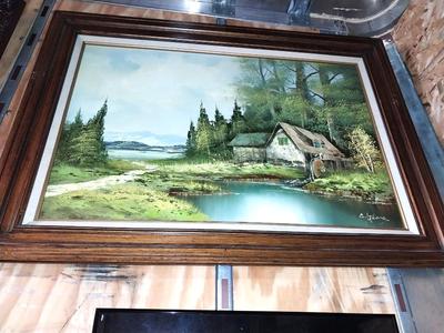 FRAMED AND SIGNED PAINTING