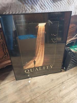 TWO FRAMED POSTERS