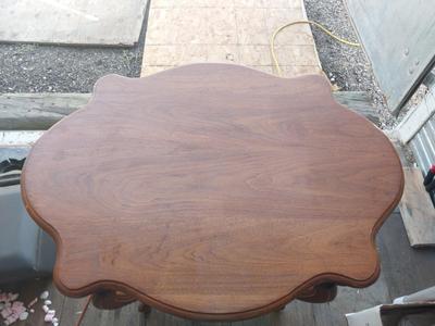 WOODEN END TABLE
