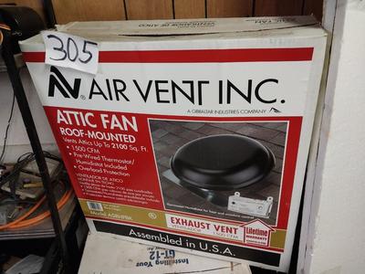 NEW IN BOX ATTIC FAN