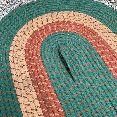 470 Braided Rugs 6'2" & 2'10" x 4'4"