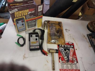 SENSOR TESTER-FLARING TOOL-JB WELD-MORE