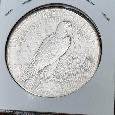 1922 S Peace Dollar Coin Silver