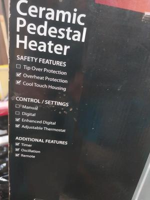 CERAMIC PEDESTAL HEATER