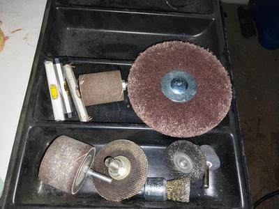 DREMEL AND BRUSH ATTACHMENTS