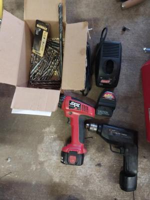 NICE ASSORTMENT OF DRILL BITS AND DRILLS