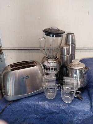 vintage toaster-blender-percolator