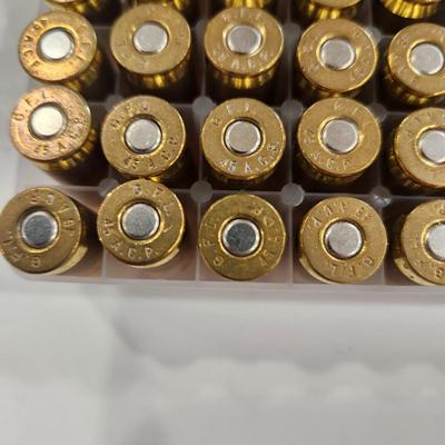 2 Boxes Fiocchi 45 Auto Ammo 100 Rounds total