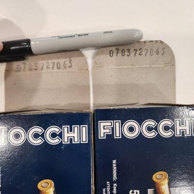 2 Boxes Fiocchi 45 Auto Ammo 100 Rounds total
