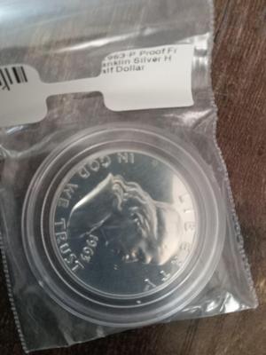 1963 P franklin halve proof