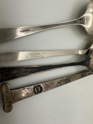 Lot of Vintage Sterling Silver Items – Baby Cups, Small Forks & Spoons (7pcs)