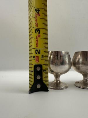 Set of 5 Vintage Gorham Sterling Silver Cordial Cups
