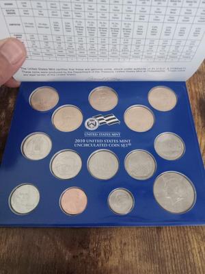 2010 uncirculated coin set