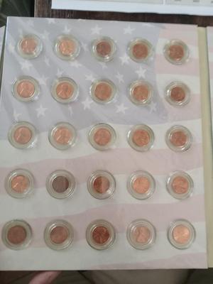 Uncirculated cent collection