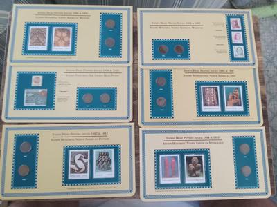 Indian Head Pennies and stamps