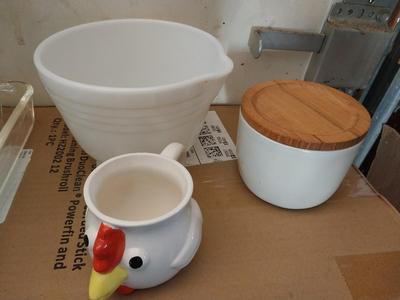 GLASS BAKING PANS-MIXING BOWLS
