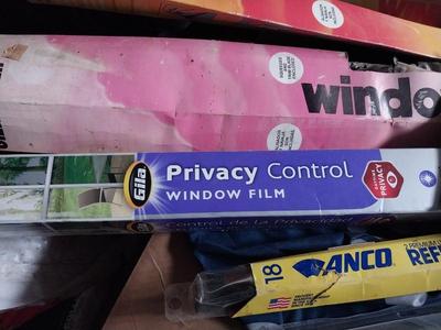 WIPERBLADES AND WINDOW FILM