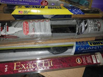 WIPERBLADES AND WINDOW FILM