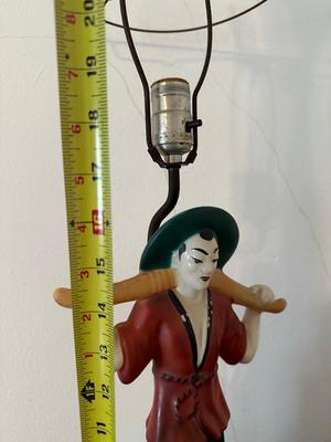 Vintage Figural Ceramic Lamp (See Details)
