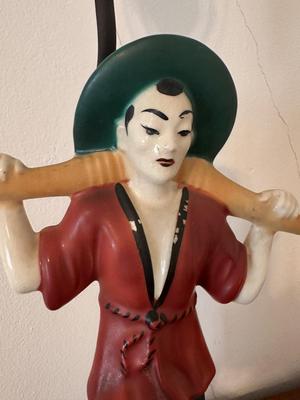 Vintage Figural Ceramic Lamp (See Details)