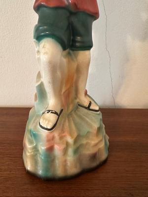 Vintage Figural Ceramic Lamp (See Details)