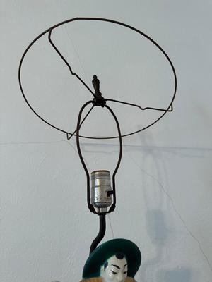 Vintage Figural Ceramic Lamp (See Details)
