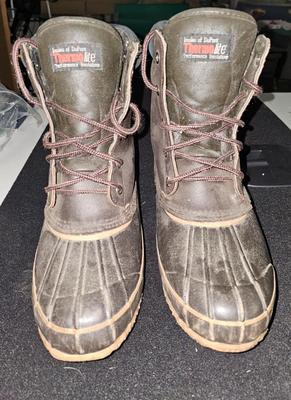 Sale Photo Thumbnail #176: Thermolite Men's Duck Hunting Boots Size 13 | Excellent Condition