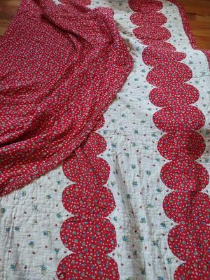 HAND MADE REVERSABLE QUILT