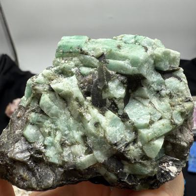 Raw Emerald, Ruby, Aragonite and More (B1-BM)