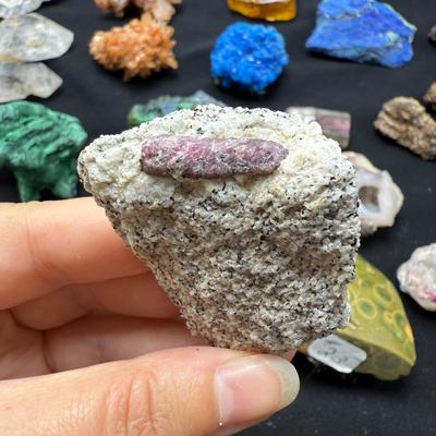 Raw Emerald, Ruby, Aragonite and More (B1-BM)