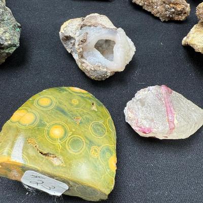 Raw Emerald, Ruby, Aragonite and More (B1-BM)