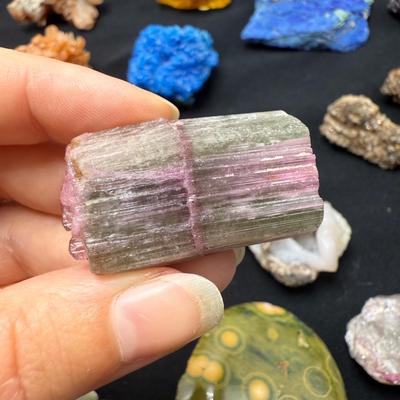 Raw Emerald, Ruby, Aragonite and More (B1-BM)