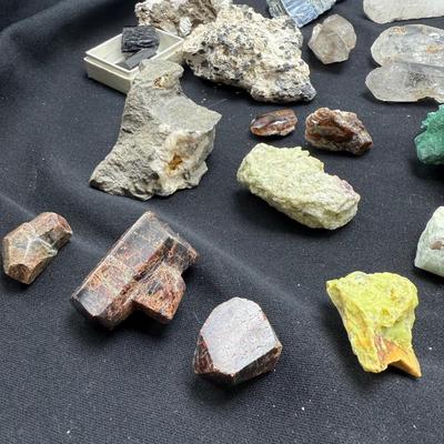 Raw Emerald, Ruby, Aragonite and More (B1-BM)