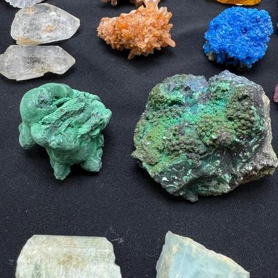 Raw Emerald, Ruby, Aragonite and More (B1-BM)