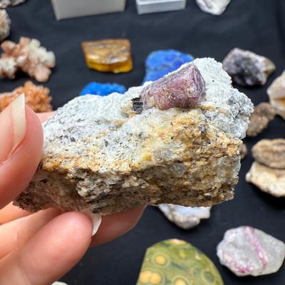 Raw Emerald, Ruby, Aragonite and More (B1-BM)