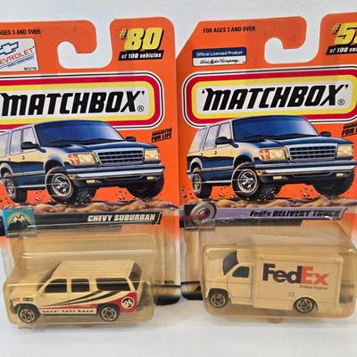 LOT 86: Matchbox Cars Including FedEx Truck and More