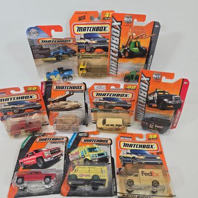 LOT 86: Matchbox Cars Including FedEx Truck and More