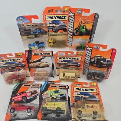 LOT 86: Matchbox Cars Including FedEx Truck and More