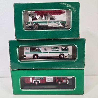 LOT 90: Miniature Hess Vehicles from Various Years
